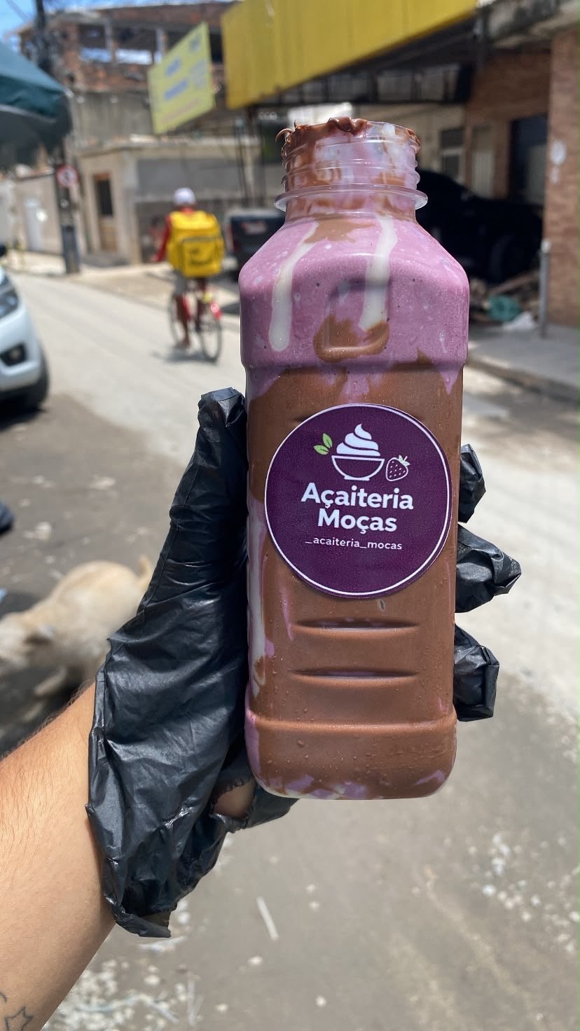 AÇAI NA GARRAFA COM NUTELLA 300ML